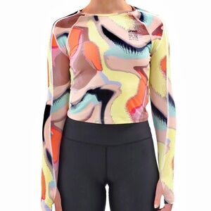 P.E Nation Kaizen LS Top in ASICS Print size M